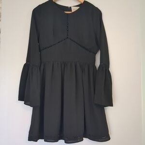 Moon River Dress Women's Medium Black Dark Fairy Witch Whimsigoth Grunge